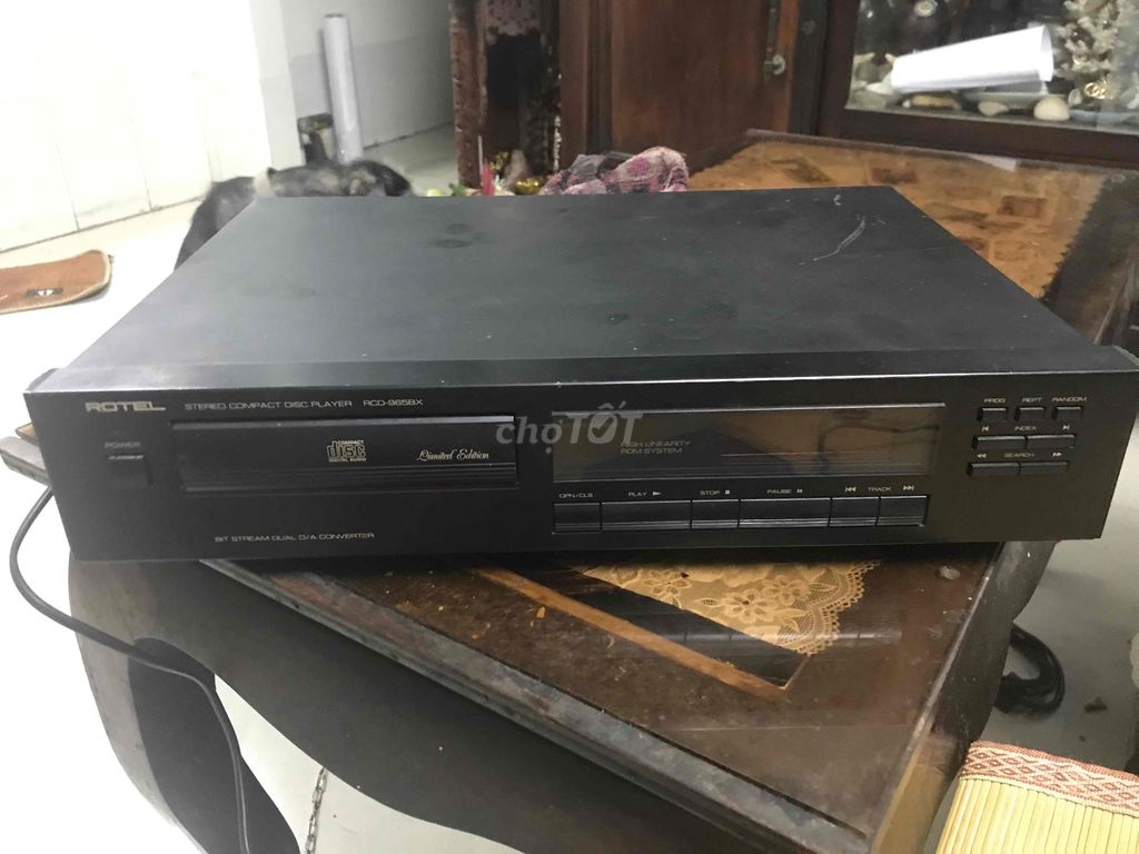 Đầu đĩa CD Rotel RCD-955BX Đen. Mua bán Tivi, Âm thanh tại Quận Tân Bình Tp Hồ Chí Minh được đăng bởi Hovanhien hình 1