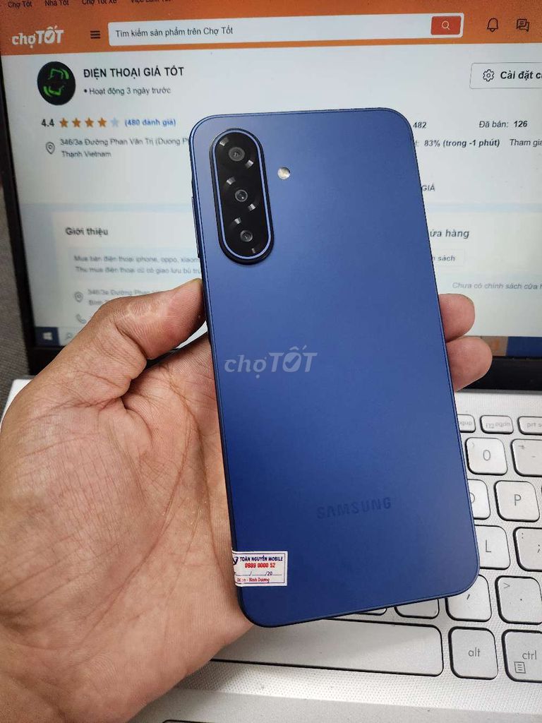 SAMSUNG A17 5G 8GB.256GB CÒN BH TGDĐ 02.2027 . Mua bán Điện thoại tại Quận Bình Thạnh Tp Hồ Chí Minh được đăng bởi Dân Mobile hình 1