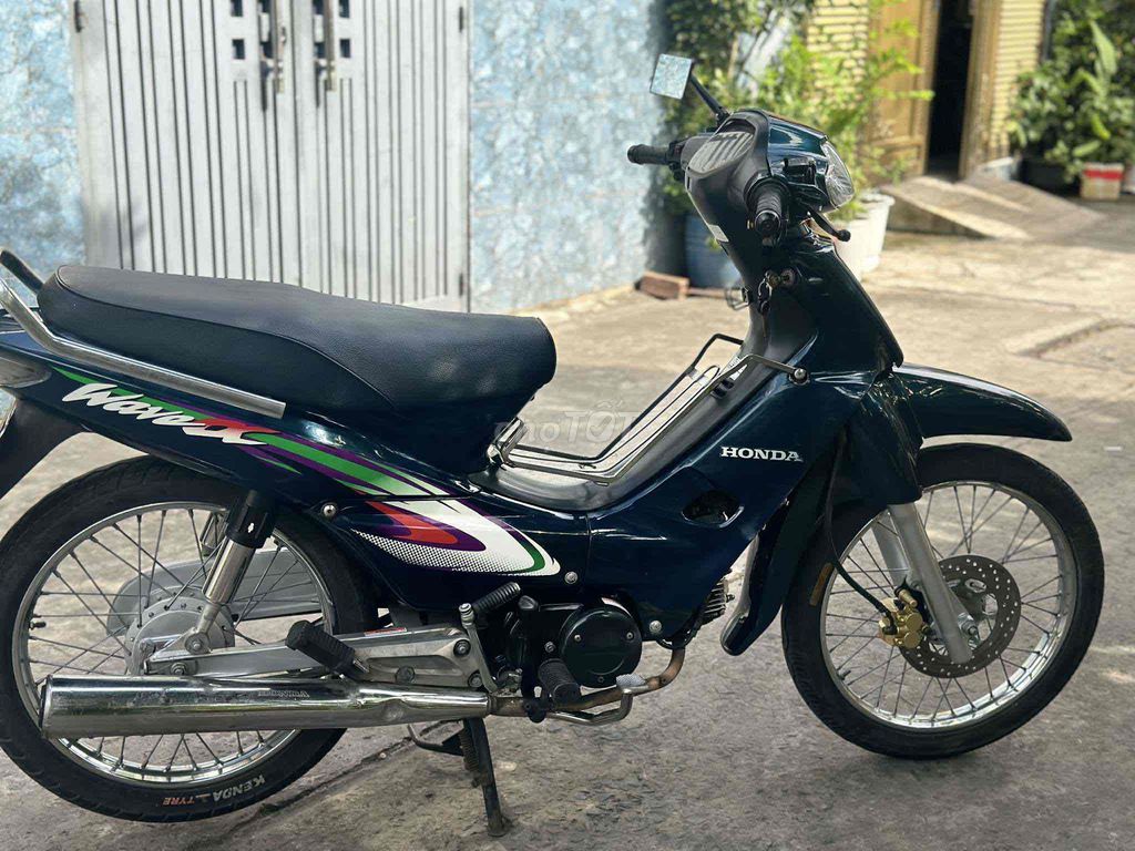 Honda Wave 110cc LD xanh SD39000km đẹp97% Bs.Tp. Mua bán Xe máy tại Quận Bình Tân Tp Hồ Chí Minh được đăng bởi Anh khuê hình 2