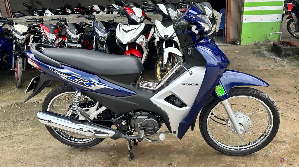 Honda Wave Alpha 110 xanh 2023 ( hỗ trợ góp )