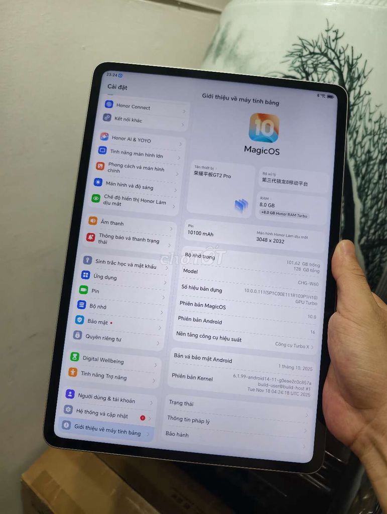 Honor Pad GT 2 Pro 12.5 inch 8GB/128GB. Mua bán Máy tính bảng tại Quận Đống Đa Hà Nội được đăng bởi Dang  hình 1