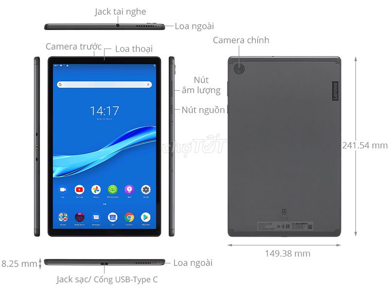 Lenovo Tab M10 HD Gen 2 X306X. Mua bán Máy tính bảng tại Quận Ba Đình Hà Nội được đăng bởi Tên chưa cung cấp hình 1