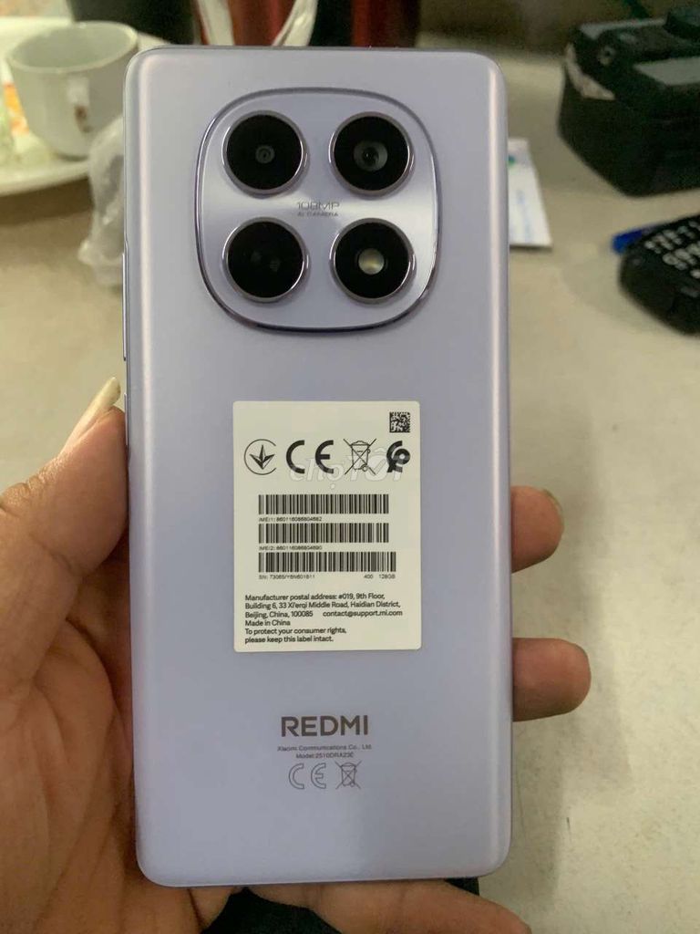 Xiaomi Redmi Note 15 4G 128GB Tím Đã sử dụng. Mua bán Điện thoại tại Thị xã Sơn Tây Hà Nội được đăng bởi quân hình 1