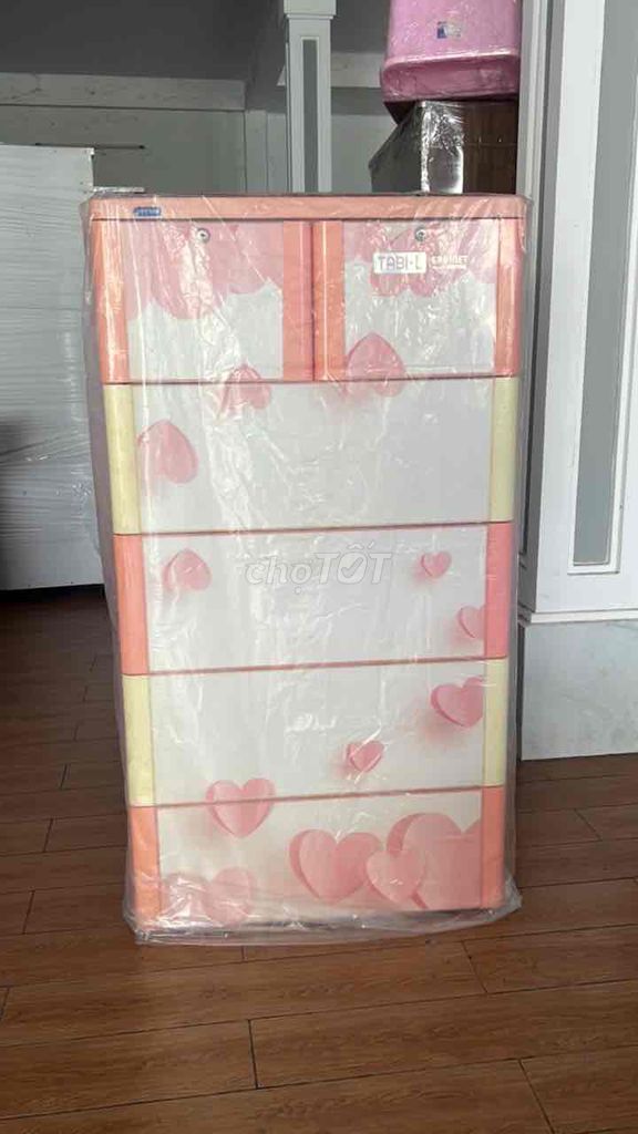 Tủ nhựa Duy Tân - màu hồng Trái tim. Mua bán Tủ, kệ gia đình tại Thành phố Cao Lãnh Đồng Tháp được đăng bởi Minh Thiện hình 1