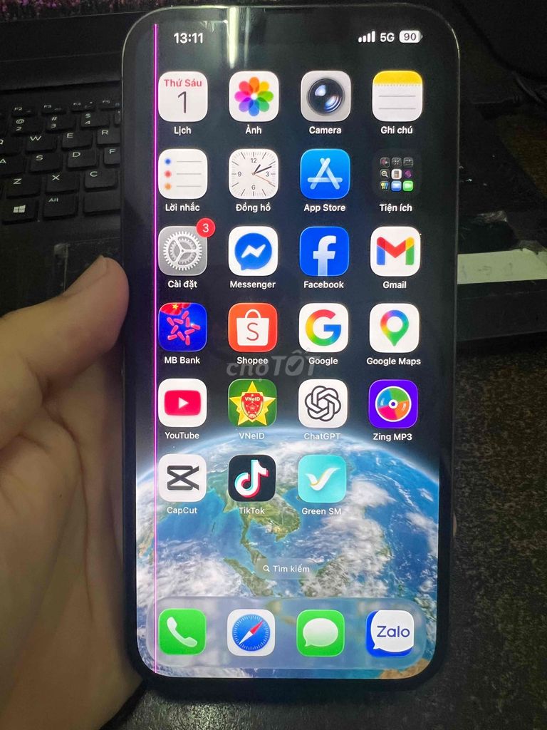 iPhone 13 Pro Max 256GB quốc tế Xanh pin 88màn sọc. Mua bán Điện thoại tại Quận 7 Tp Hồ Chí Minh được đăng bởi Huy Đ hình 1