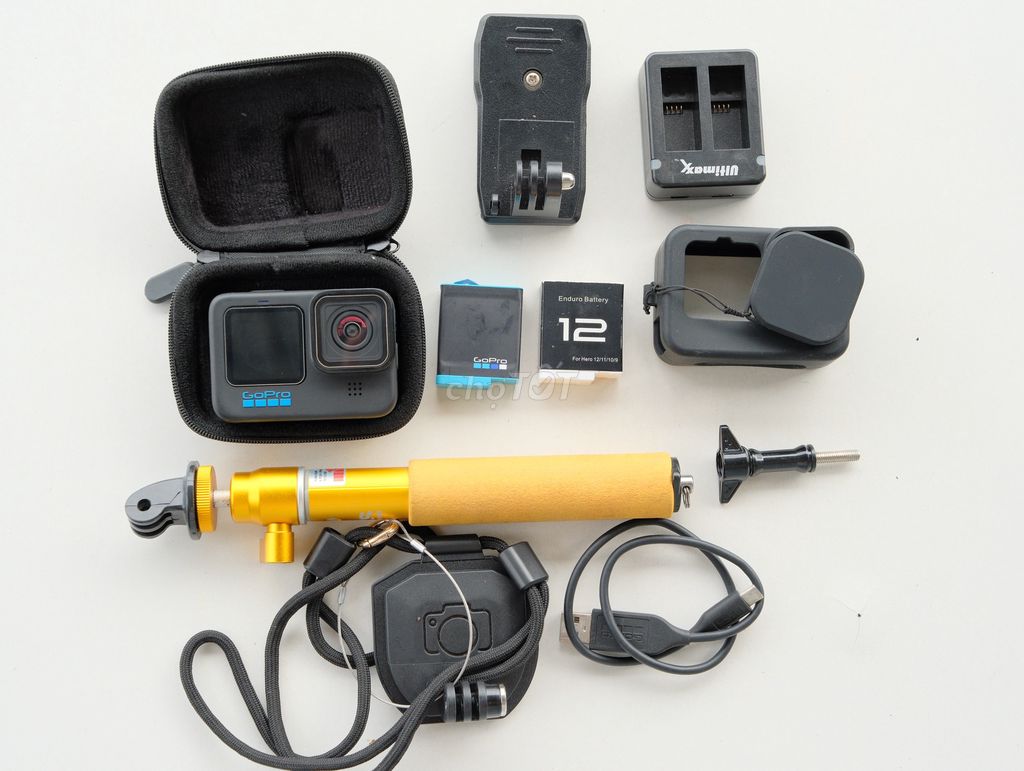 GoPro Hero 10 Black Đen và phụ kiện. Mua bán Máy ảnh, Máy quay tại Huyện Bình Chánh Tp Hồ Chí Minh được đăng bởi TRAN TAN hình 1