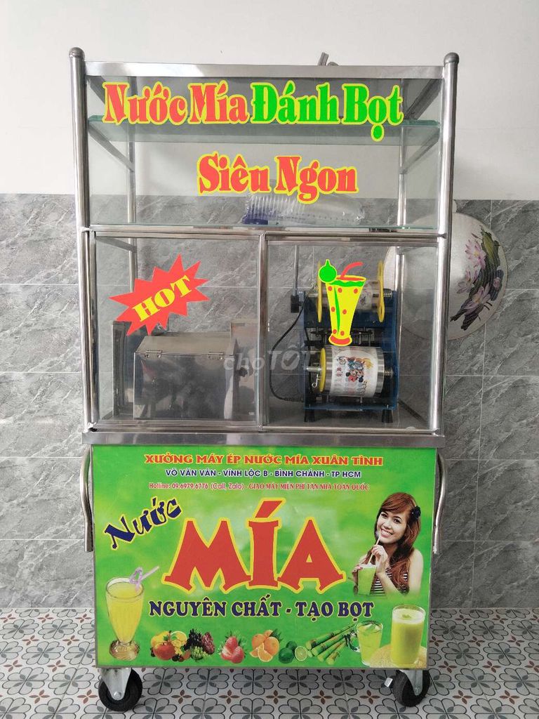 Xe ép nước mía Ép một lần 2026 Mới 100%. Mua bán Đồ chuyên dụng, Giống nuôi trồng tại Quận Bình Thuỷ Cần Thơ được đăng bởi sáng chói  hình 1