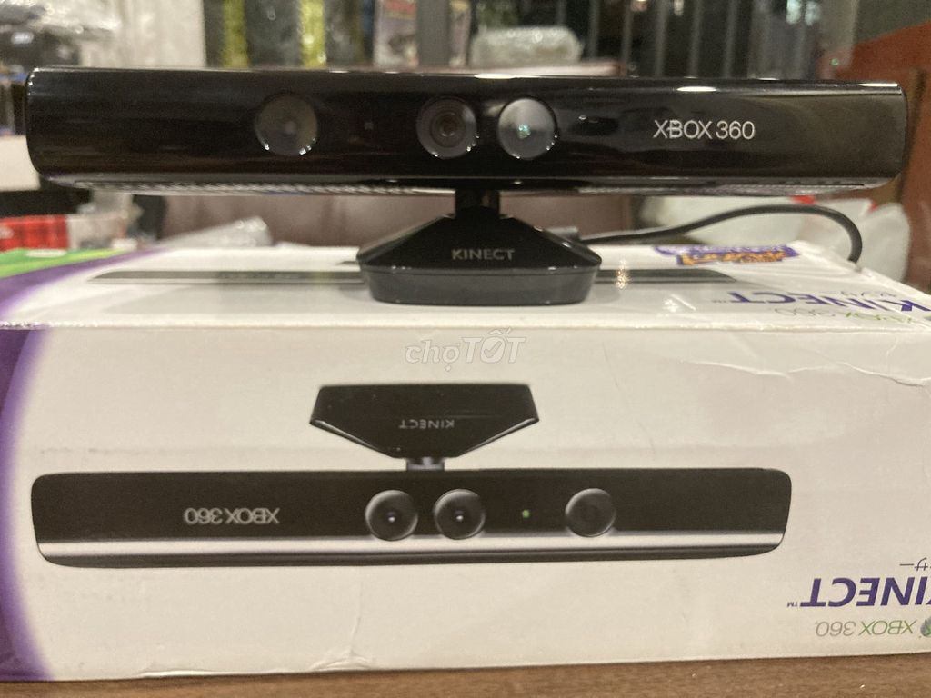 Cảm biến Microsoft Kinect Xbox 360 Slim Đen Mới. Mua bán Thiết bị chơi game tại Quận Hai Bà Trưng Hà Nội được đăng bởi Tất Thắng hình 1