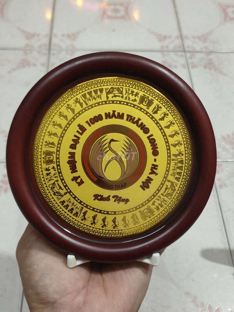 Đĩa trang trí Gỗ Nâu. Mua bán Cây cảnh, đồ trang trí tại Thành phố Long Xuyên An Giang được đăng bởi NGUYỄN LONG 217 hình 1