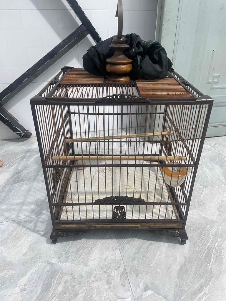 Lồng chim Gỗ Nâu. Mua bán Phụ kiện, Thức ăn, Dịch vụ tại Quận Liên Chiểu Đà Nẵng được đăng bởi Nhật hình 1