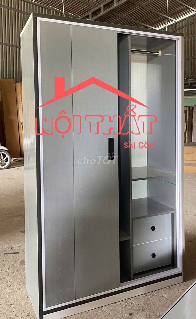 Tủ quần áo Nhựa cửa lùa Mới. Mua bán Tủ, kệ gia đình tại Huyện Bình Chánh Tp Hồ Chí Minh được đăng bởi Nội thất giá xưởng hình 1
