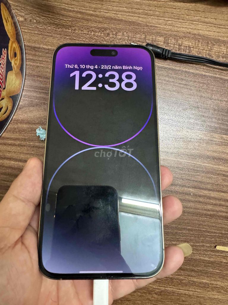 iPhone 14 Pro Max 128GB Vàng. Mua bán Điện thoại tại Thị xã Sơn Tây Hà Nội được đăng bởi Trường Táo hình 1