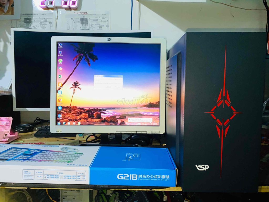 Thanh lý bộ pc core i5 ram 8gb card 2gb