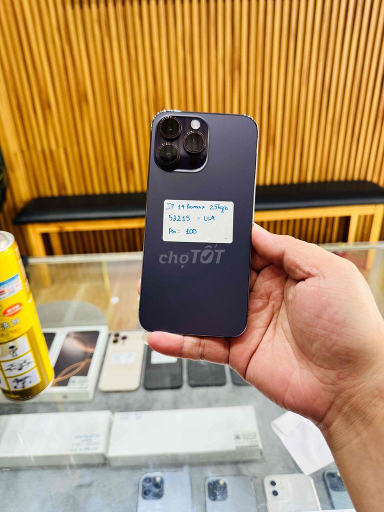 Apple iPhone 14 Pro Max 256GB LL Tím Pin 100%. Mua bán Điện thoại tại Quận 10 Tp Hồ Chí Minh được đăng bởi Phi Đăng Sơn Store hình 1