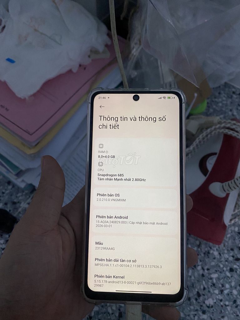 Xiaomi Redmi Note 13 8GB/128GB Xanh. Mua bán Điện thoại tại Huyện Hóc Môn Tp Hồ Chí Minh được đăng bởi Trầnminh đức hình 1