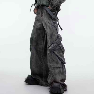 Quần jean ống rộng Denim Xám đen. Mua bán Quần áo tại Quận Bắc Từ Liêm Hà Nội được đăng bởi Trung 