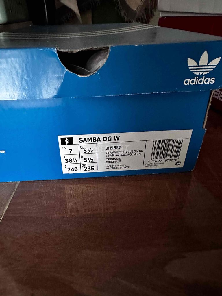 Giày thể thao Adidas Samba OG Nữ. Mua bán Giày dép tại Thị xã Bình Long Bình Phước được đăng bởi Nguyễn Thị Hồng Loan hình 1