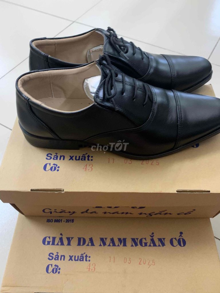 Giày da nam Da thật đen size 40, 43, 44. Mua bán Giày dép tại Quận Gò Vấp Tp Hồ Chí Minh được đăng bởi Hoàng hình 1