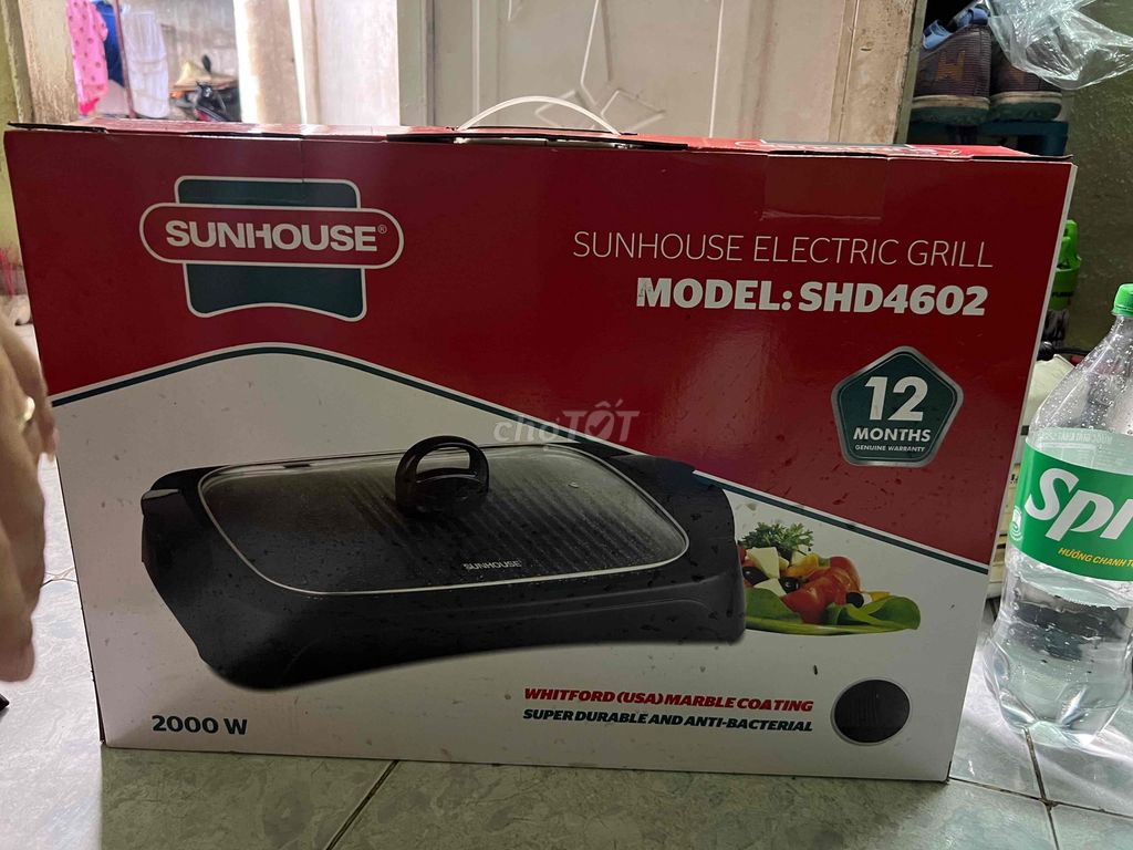 Bếp nướng điện Sunhouse SHD4602. Mua bán Bếp, lò, đồ điện nhà bếp tại Thành phố Thủ Đức Tp Hồ Chí Minh được đăng bởi Văn Vân hình 1