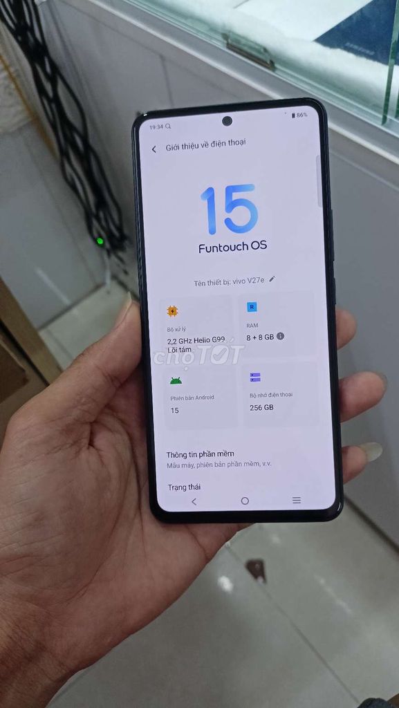 Vivo V27E 8GB/256GB zin đẹp. Mua bán Điện thoại tại Quận Bình Thuỷ Cần Thơ được đăng bởi CH Thuan Mobile hình 1
