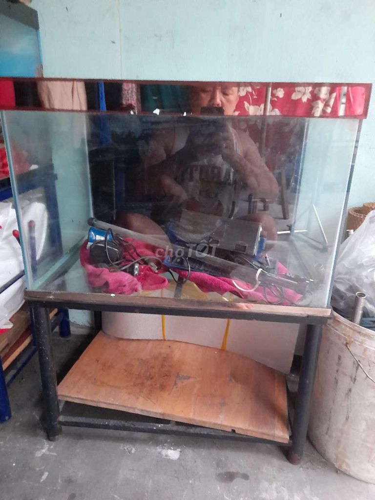 Hồ cá Kính 40x60cm có chân. Mua bán Phụ kiện, Thức ăn, Dịch vụ tại Quận Tân Phú Tp Hồ Chí Minh được đăng bởi hùng  hình 1