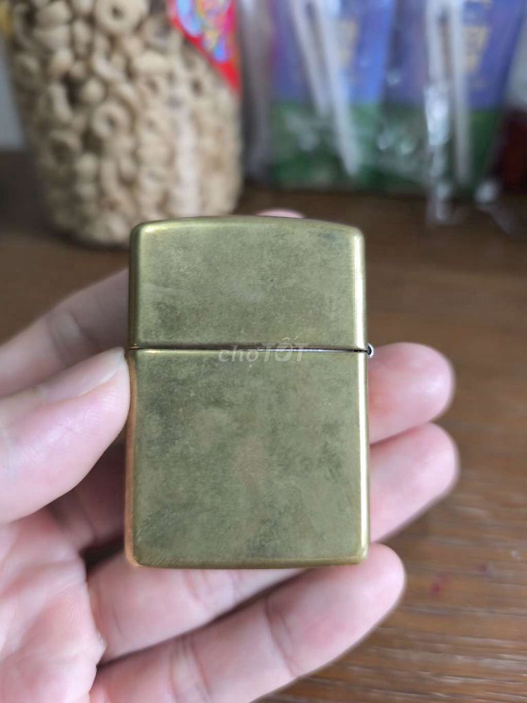 Bật lửa Zippo Đồng Vàng Mỹ