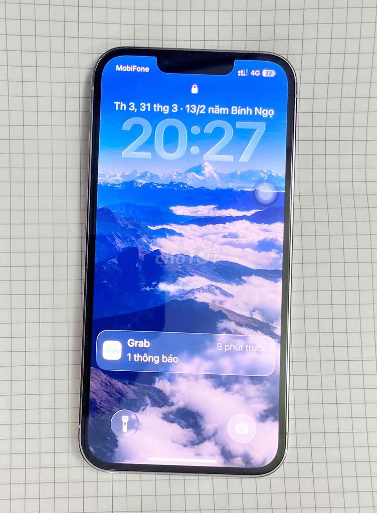 iPhone 13 Pro 256GB Trắng 98%. nhận đổi ipad mini7. Mua bán Điện thoại tại Quận Ba Đình Hà Nội được đăng bởi Leather Zone Inc hình 1