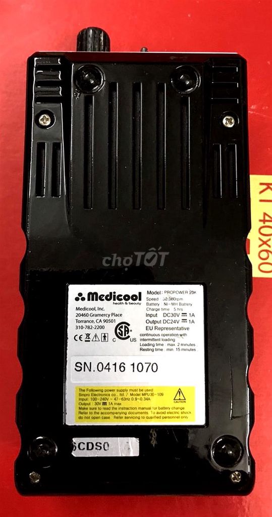 Máy cấp nguồn Medicool Pro Power 20k. Mua bán Đồ chuyên dụng, Giống nuôi trồng tại Quận Phú Nhuận Tp Hồ Chí Minh được đăng bởi hoa le 3 hình 1