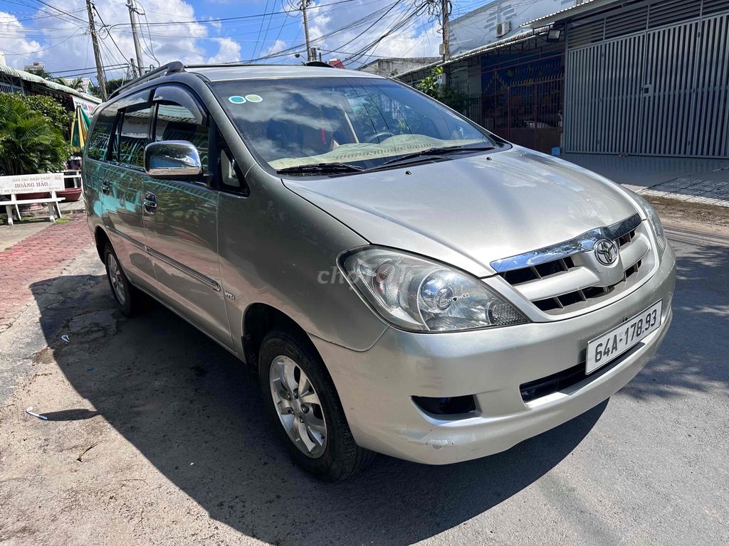 TOYOTA INNOVA G. 2007. CỌP TRÙM MỀN 25.000KM.