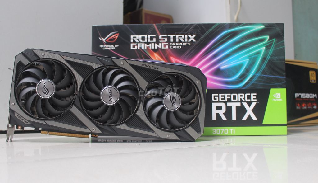 VGA Asus ROG Strix RTX3070Ti Gaming OC 8G BOX 7.25