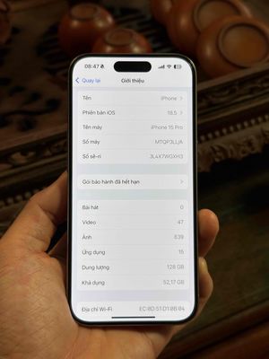 Apple iPhone 15 Pro 128GB 99%