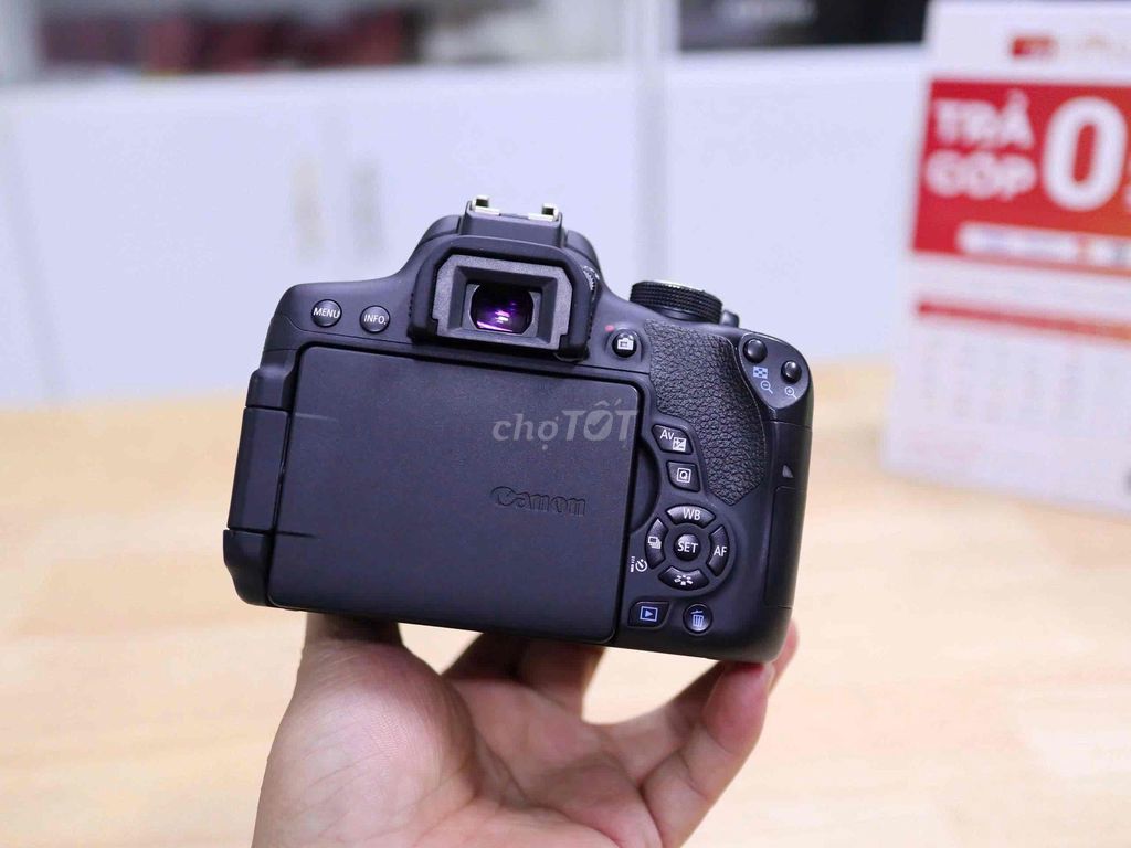 Máy ảnh Canon 750D +lens 18-55STM. Mua bán Máy ảnh, Máy quay tại Thành phố Thủ Dầu Một Bình Dương được đăng bởi Chinh Lee hình 1