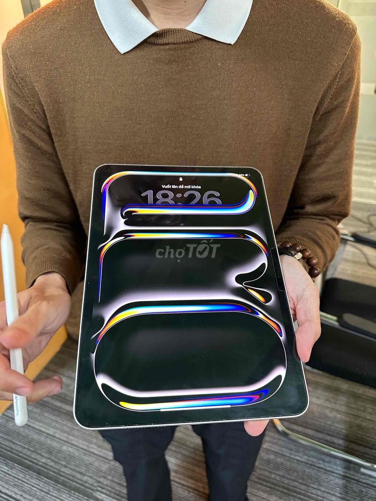 Apple iPad Pro M4 512GB Bạc. Mua bán Máy tính bảng tại Huyện Gia Lâm Hà Nội được đăng bởi Nguyễn Đăng hình 1