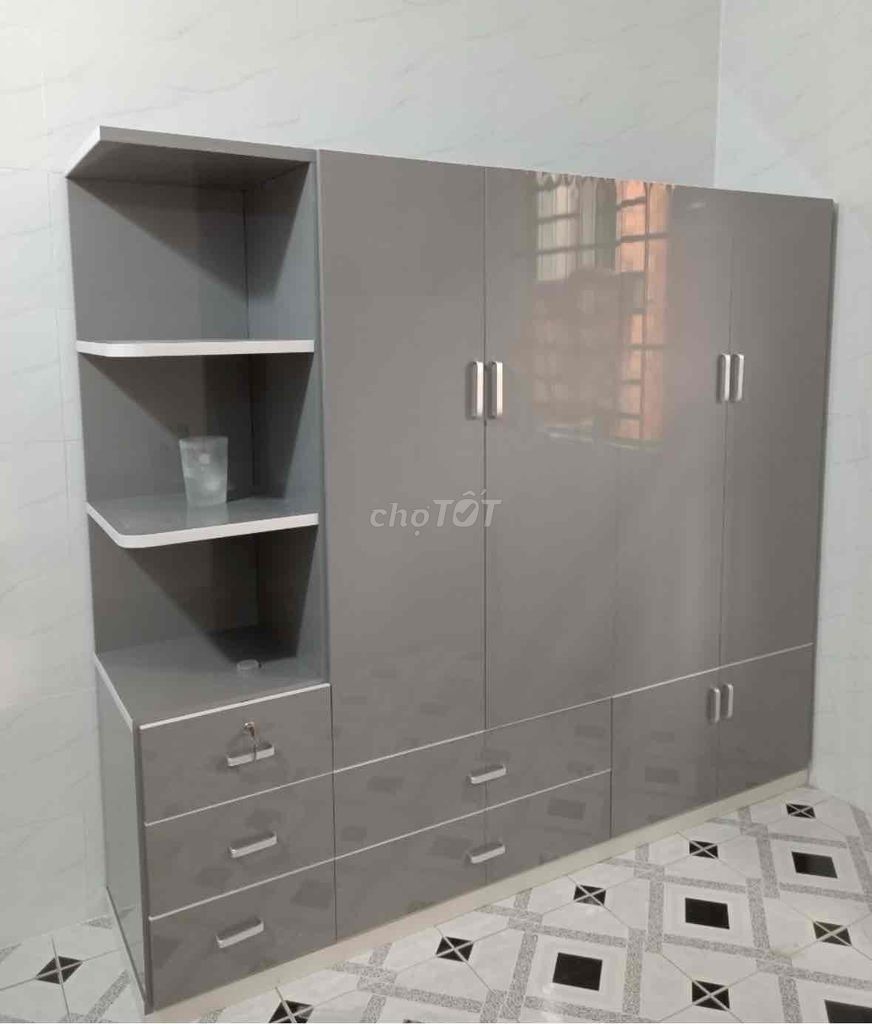 Tủ quần áo nhựa Đài Loan màu xám. Mua bán Tủ, kệ gia đình tại Thành phố Thủ Đức Tp Hồ Chí Minh được đăng bởi Hong Le hình 1