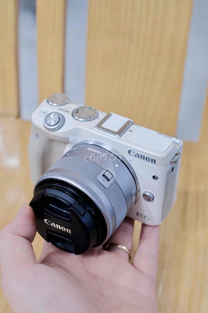Máy ảnh Canon M3 Trắng 15-45mm. Mua bán Máy ảnh, Máy quay tại Huyện Định Quán Đồng Nai được đăng bởi Máy Ảnh Compact Đồng Nai hình 1