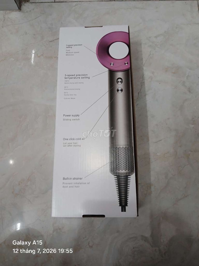 Máy sấy tóc Leafless Hair Dryer Trắng, Vàng đồng. Mua bán Nội thất, đồ gia dụng khác tại Thành phố Biên Hòa Đồng Nai được đăng bởi Phạm Tấn Hùng hình 1
