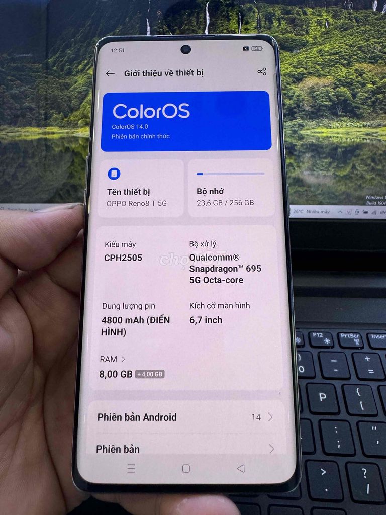 bán oppo reno 8T 5g