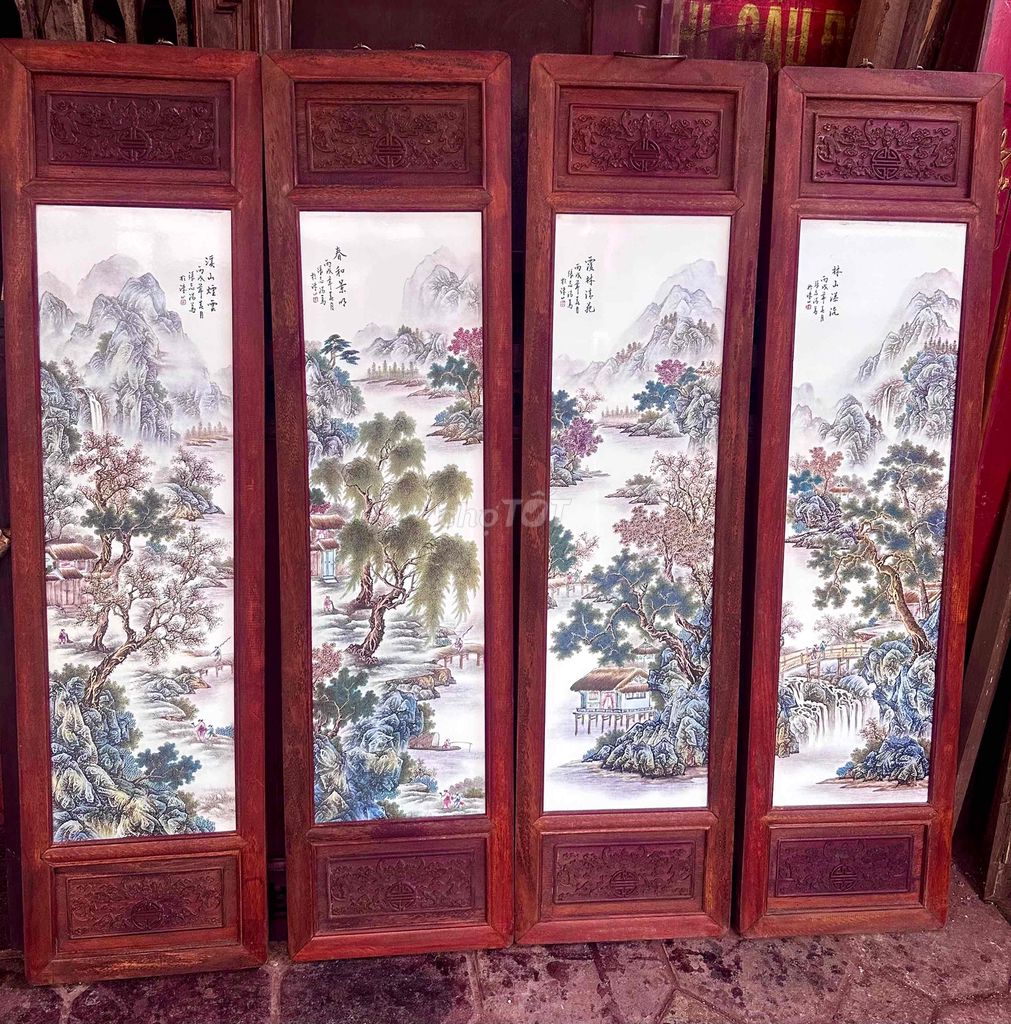 tranh sứ kt 28x110cm