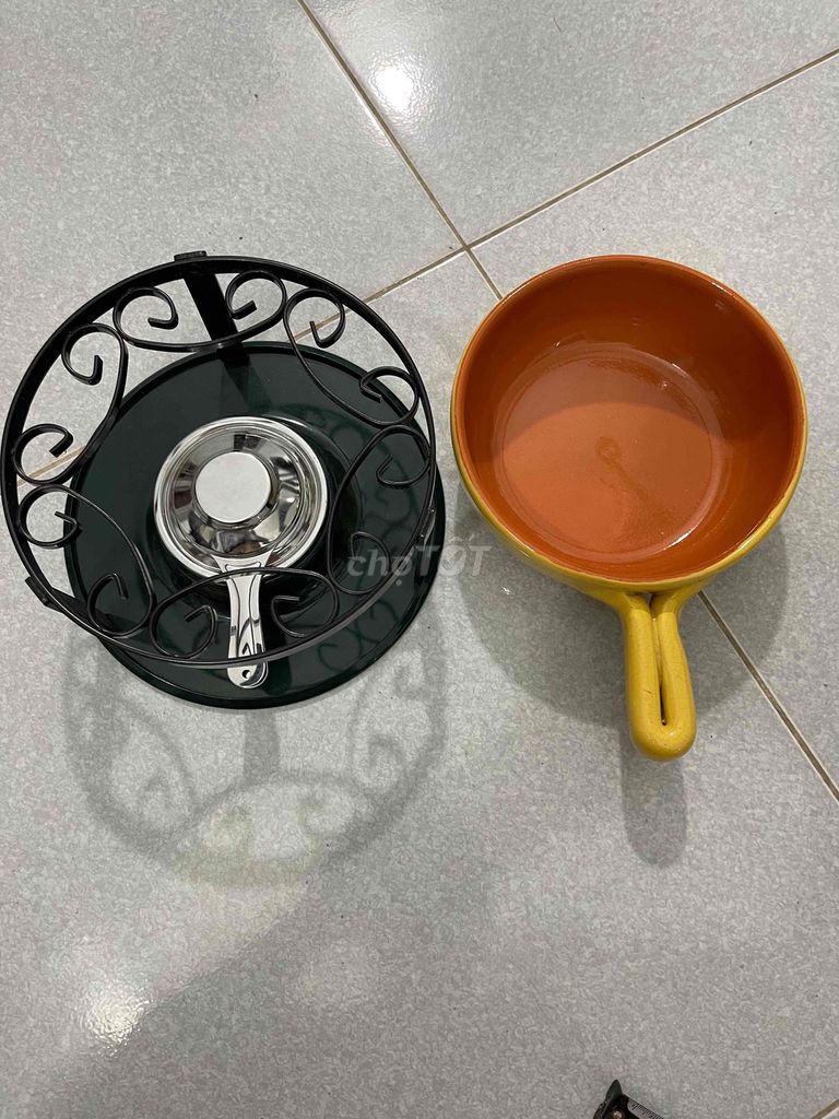 Bộ bếp cồn khô Gốm tráng men Nhật. Mua bán Dụng cụ nhà bếp tại Huyện Thanh Liêm Hà Nam được đăng bởi Phạm Tuấn Dũng hình 1