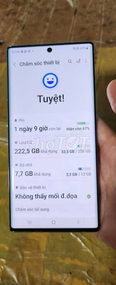 Samsung Note 10 Plus 12GB/256GB Màn hình lỗi. Mua bán Điện thoại tại Quận 5 Tp Hồ Chí Minh được đăng bởi Hội Đồ Điện Tử hình 1