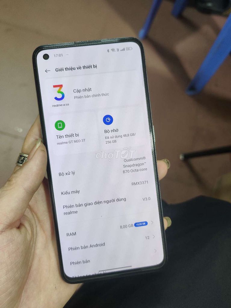 Realme GT Neo 3T 256GB siêu mượt.. Mua bán Điện thoại tại Quận Bắc Từ Liêm Hà Nội được đăng bởi Mr Shin hình 1