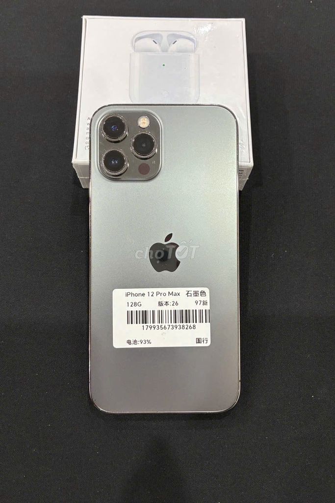 Apple iPhone 12 Pro Max 128GB Xám 93%. Mua bán Điện thoại tại Quận Hà Đông Hà Nội được đăng bởi Phan Nguyệt hình 1