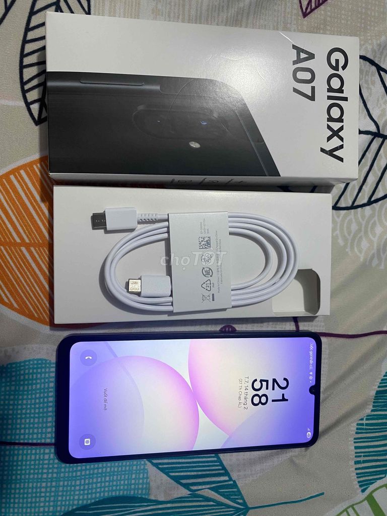 Samsung Galaxy A07 đen. Mua bán Điện thoại tại Quận 12 Tp Hồ Chí Minh được đăng bởi Hang Thanh hình 1