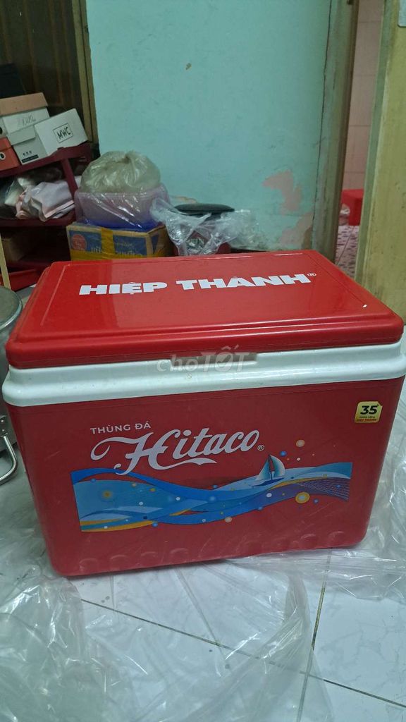 Thùng đá Hiệp Thành Nhựa 35L Đỏ Mới. Mua bán Dụng cụ nhà bếp tại Quận 3 Tp Hồ Chí Minh được đăng bởi Vũ Thị Thu Hương hình 1