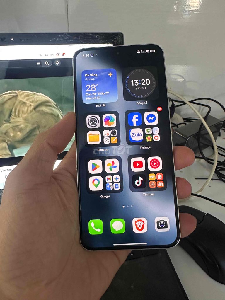 Xiaomi 13 256GB Trắng nứt lưng , sao lưu google. Mua bán Điện thoại tại Quận Liên Chiểu Đà Nẵng được đăng bởi AP Acoustic hình 1