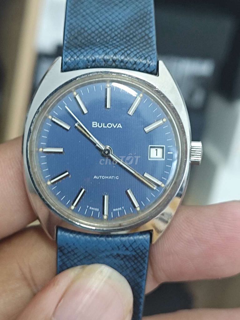 Đồng hồ bulova cơ máy vàng bán gl giao lưu