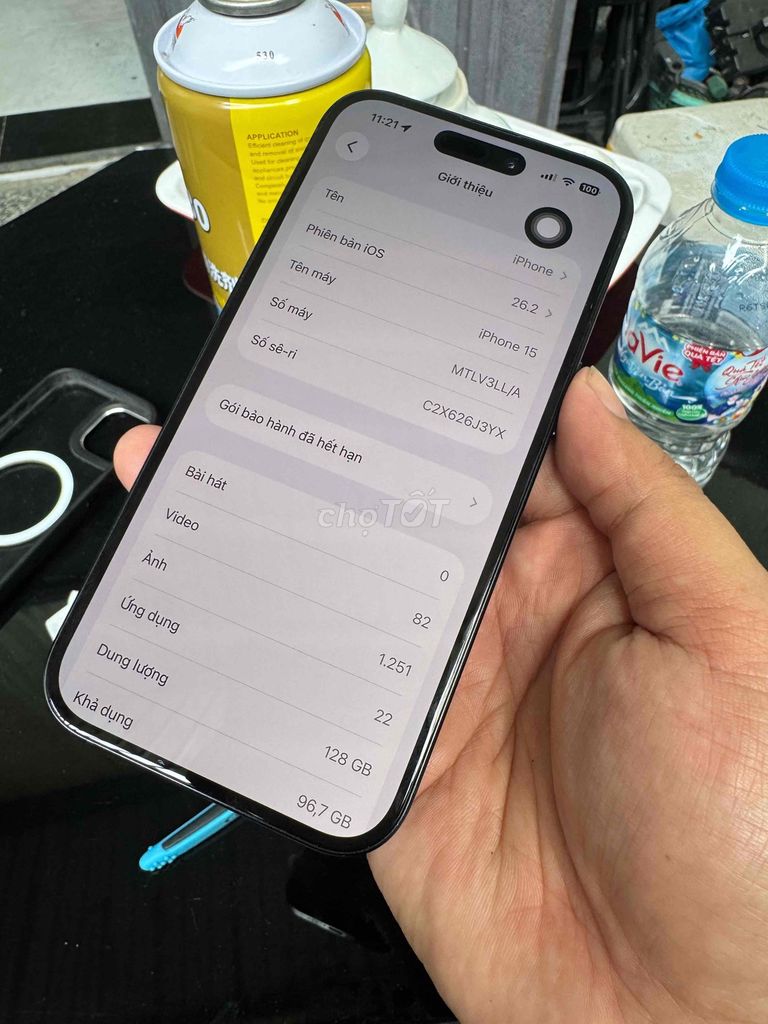 Apple iPhone 15 128GB Đen. Mua bán Điện thoại tại Huyện Bình Chánh Tp Hồ Chí Minh được đăng bởi Lâm mobiphone hình 1