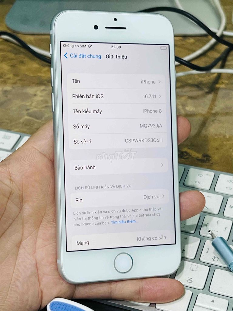 iPhone 8 Bạc Đã qua sử dụng. Mua bán Điện thoại tại Quận 8 Tp Hồ Chí Minh được đăng bởi Văn Bình mobile  hình 1