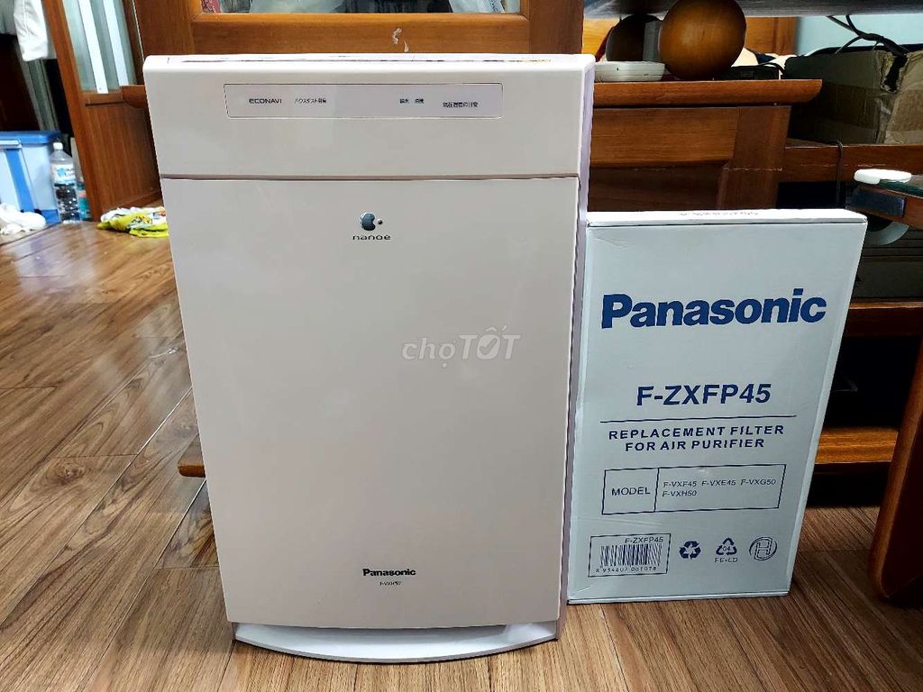 Máy lọc không khí bù ẩm Panasonic công nghệ nanoex