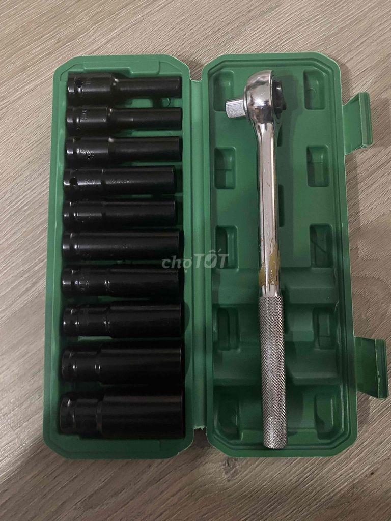 Bộ tuýp dài 1/2” 10 chi tiết 8-24mm cần đảo chiều. Mua bán Đồ chuyên dụng, Giống nuôi trồng tại Huyện Trảng Bom Đồng Nai được đăng bởi Bình Phan hình 1